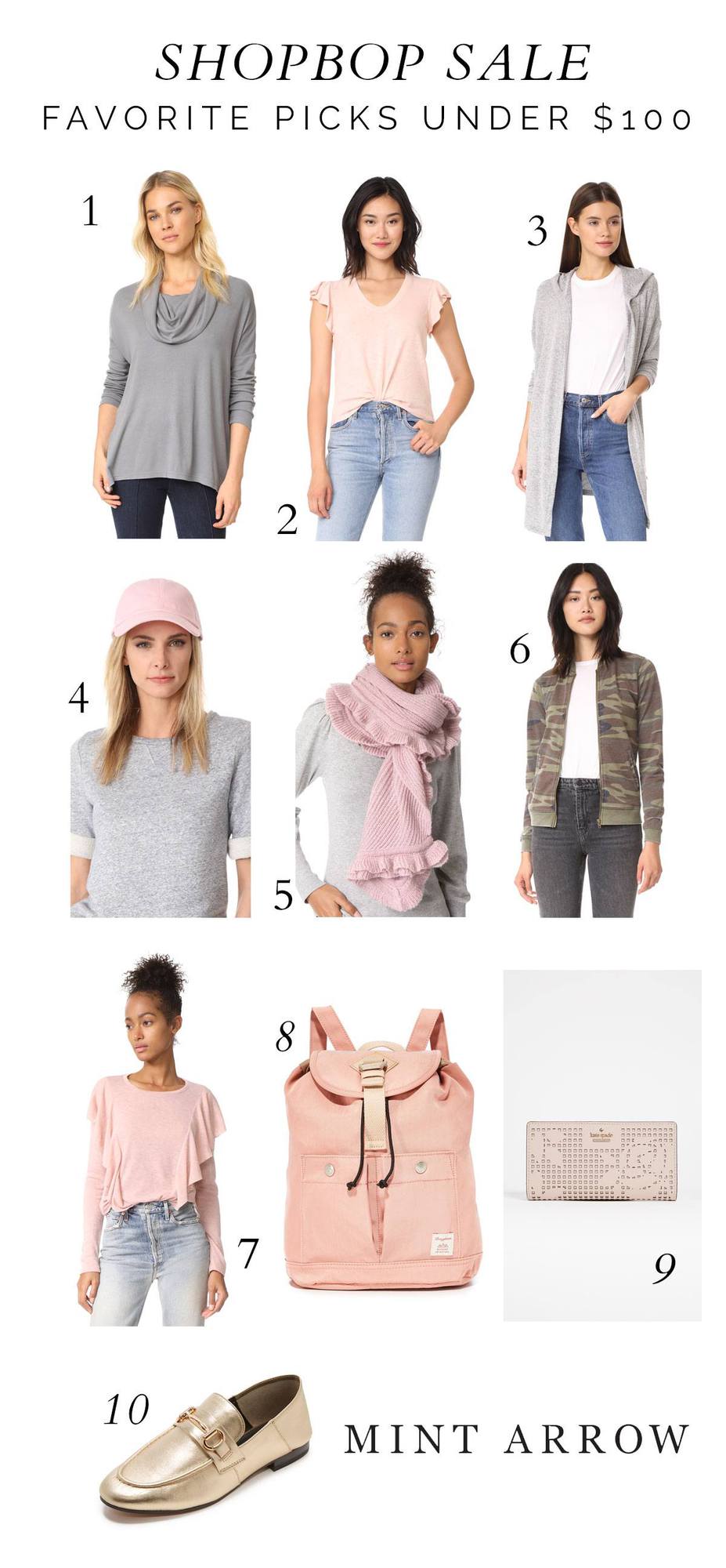 Best Things Under From The Shopbop Sale Mint Arrow