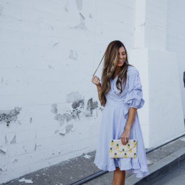 Forever 21 ruffled wrap dress