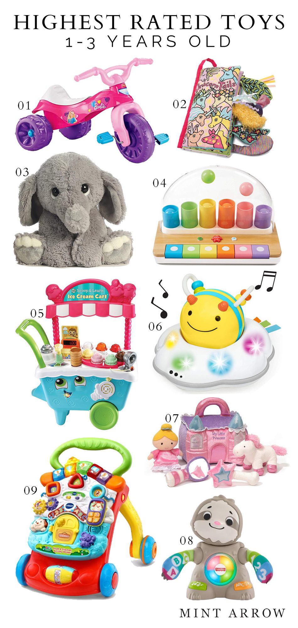 baby toys according to age