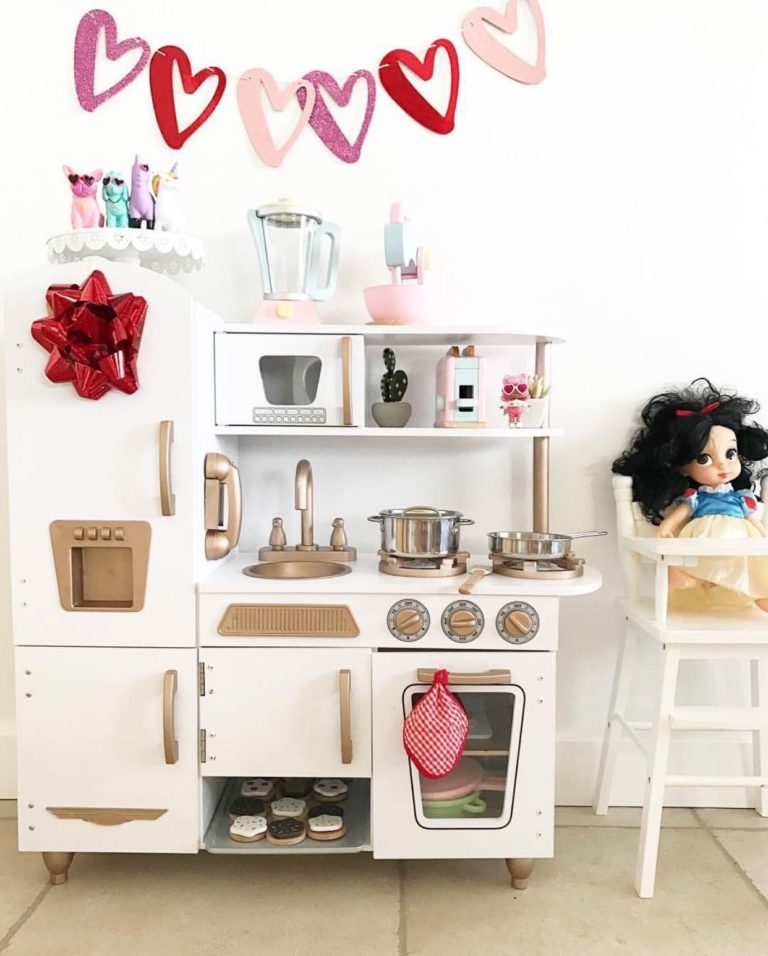 BEST DEAL EVER On KidKraft Kitchen Mint Arrow   Kidkraft Kitchen White 768x956 