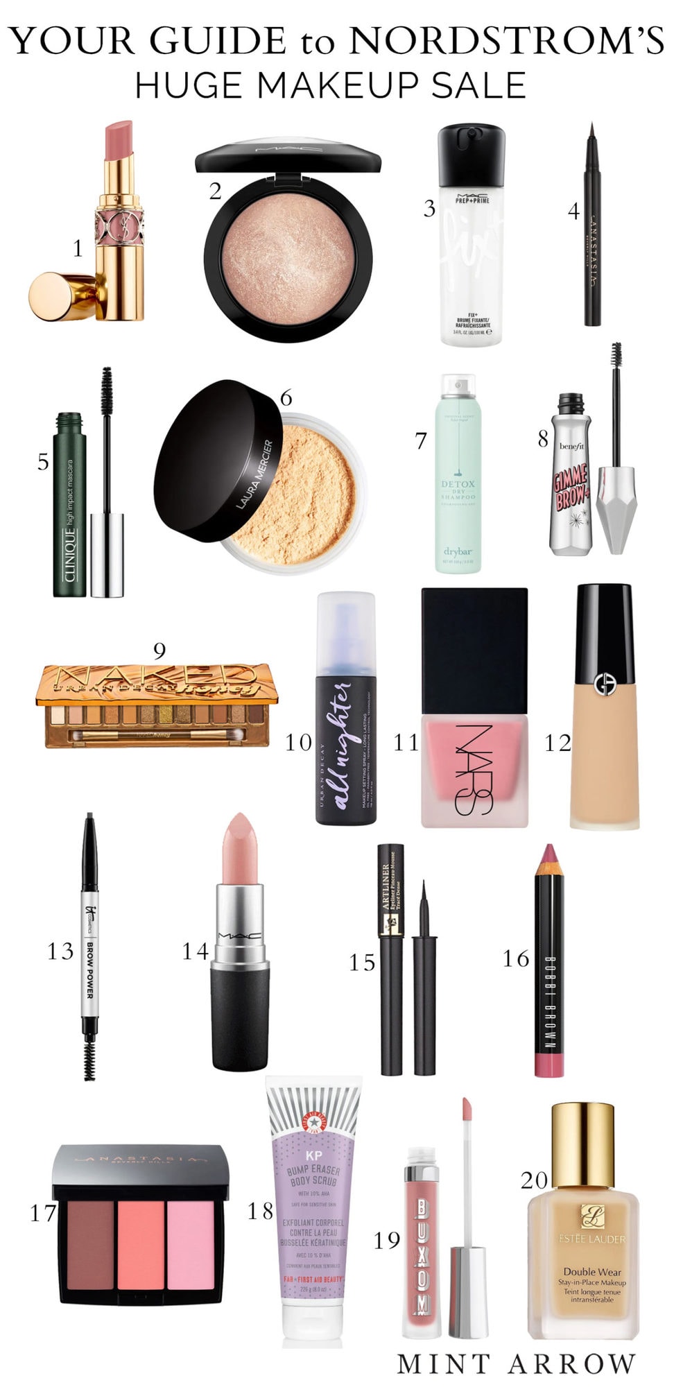 Your guide to Nordstrom's HUGE surprise makeup sale!!! - Mint Arrow