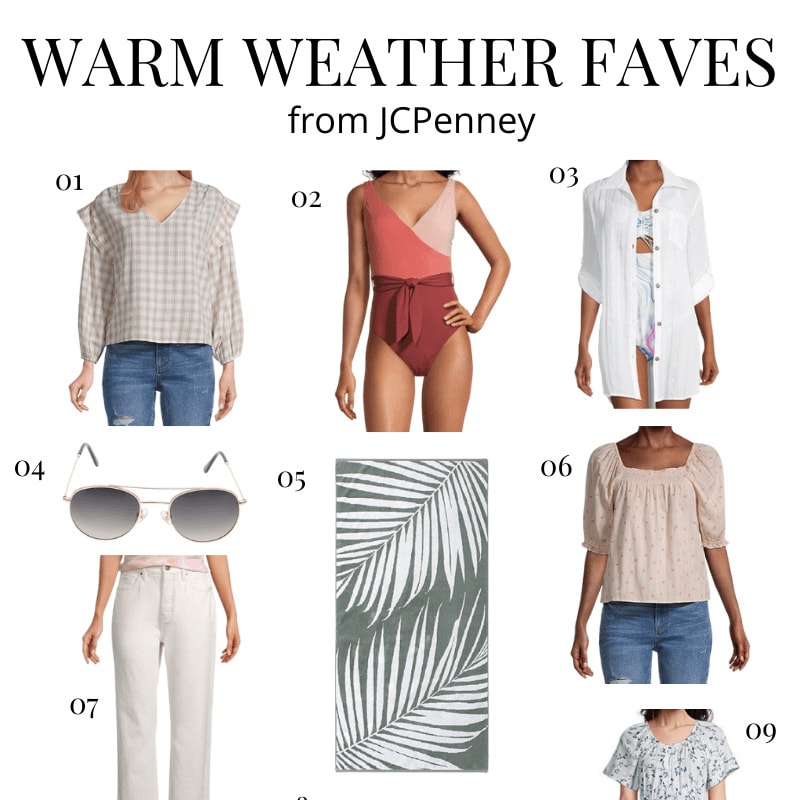 JCPENNEY SPRING CLOTHES CAPSULE WARDROBE OUTFIT IDEAS STORY