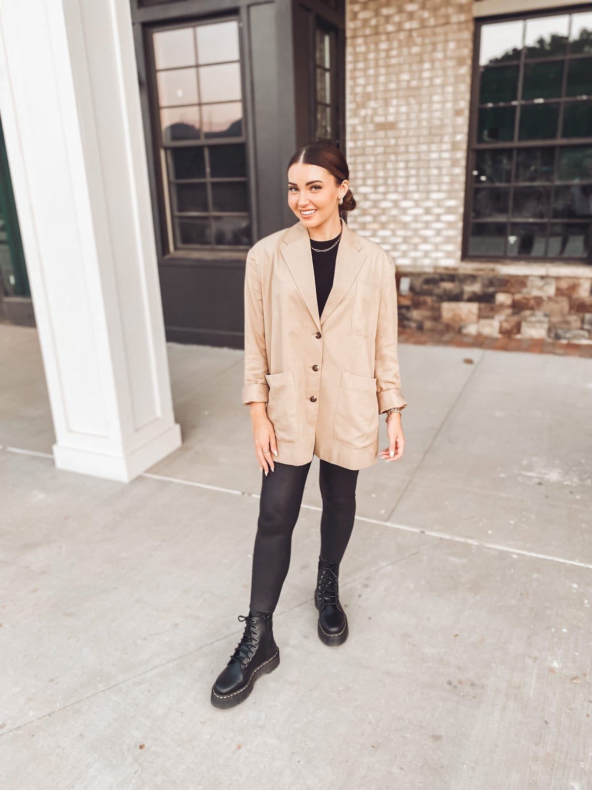 How to style faux leather leggings in 2022 + why they're the best