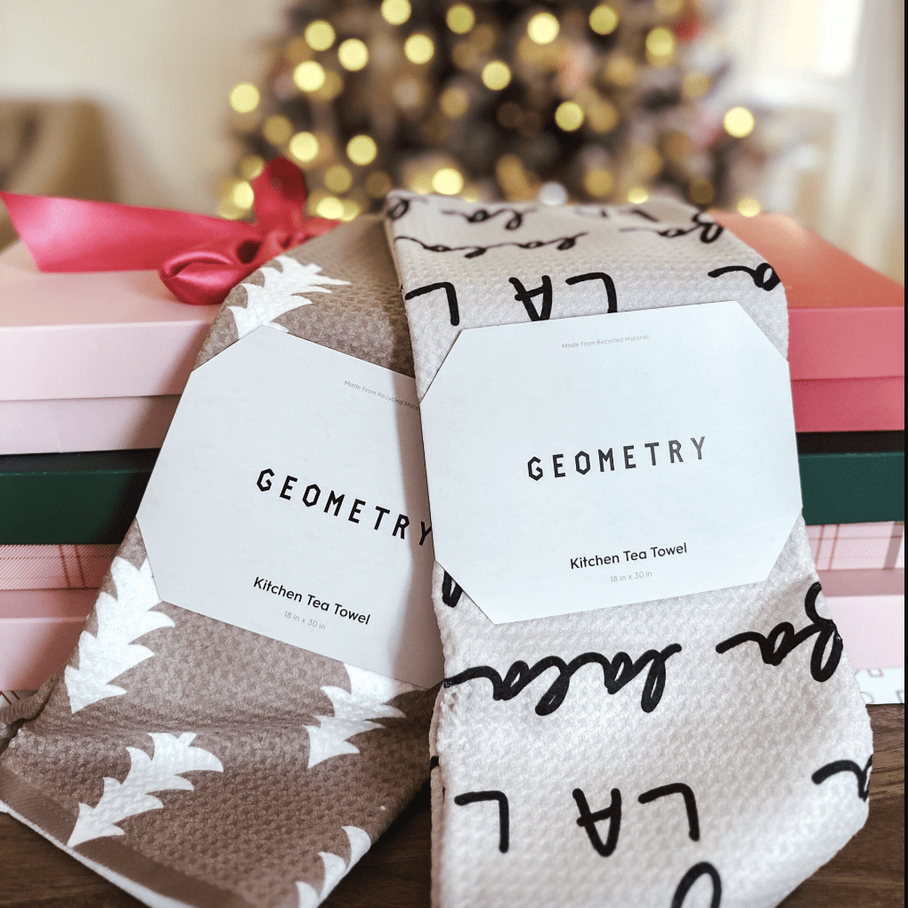 Geometry Tea Towels  My FAVORITE towels make the perfect gift for