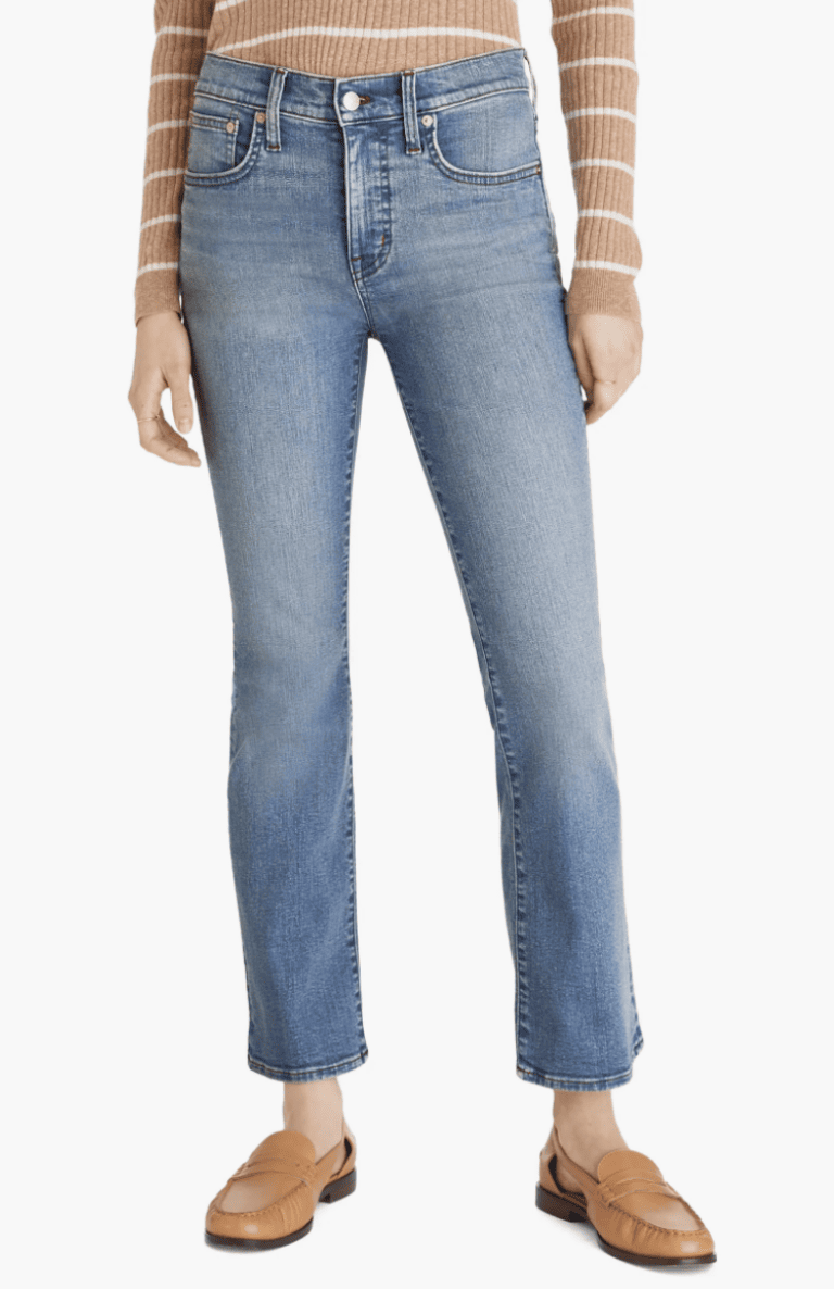 Womens Madewell Kick out crop mid rise jean