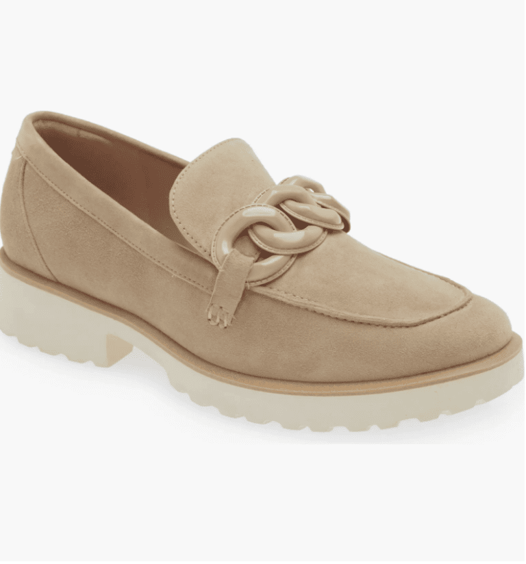 Womens Cole Haan Chain Loafers