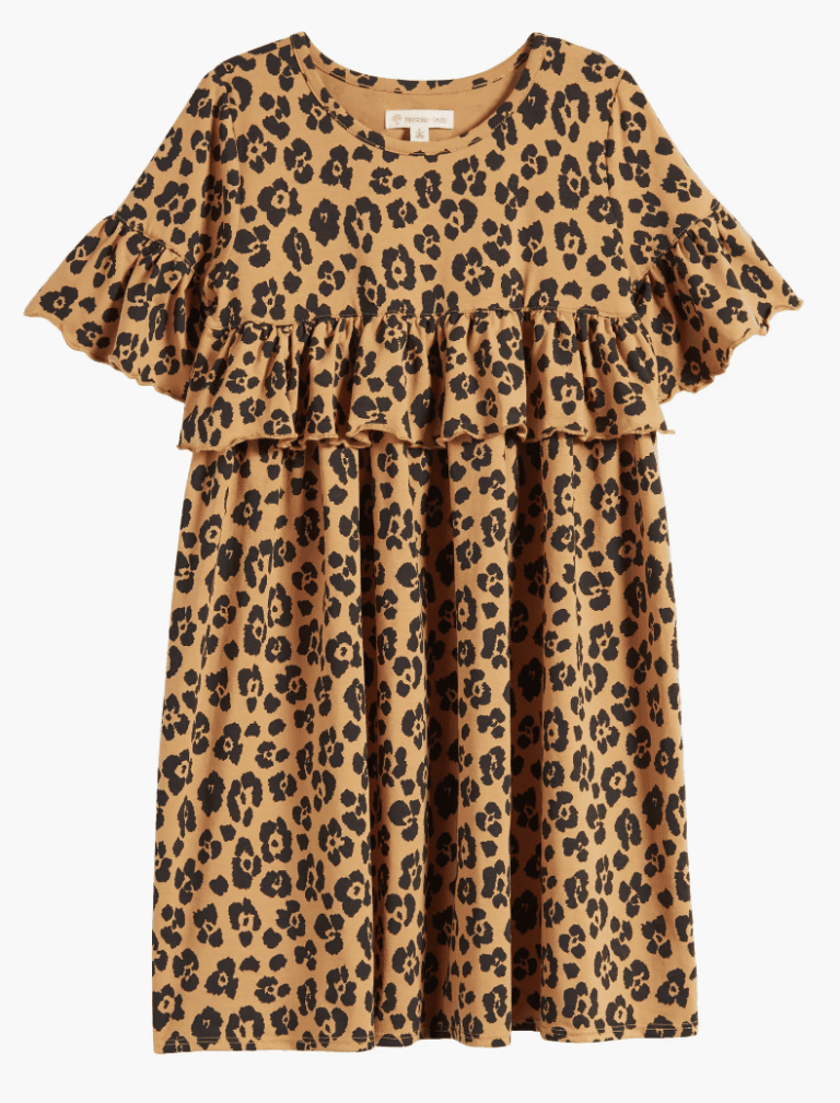 Kids leopard dress