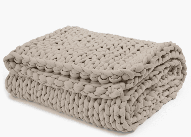 Weighted Knit blanket