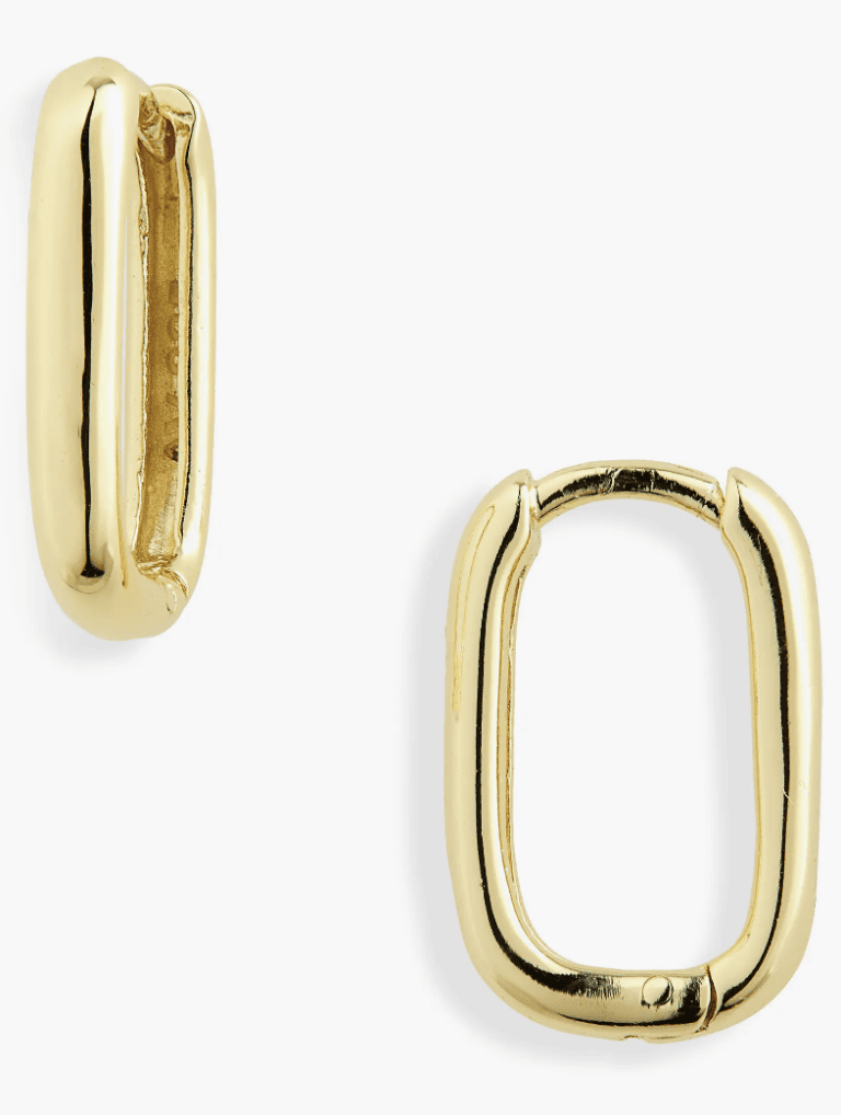 Agrento gold hoops