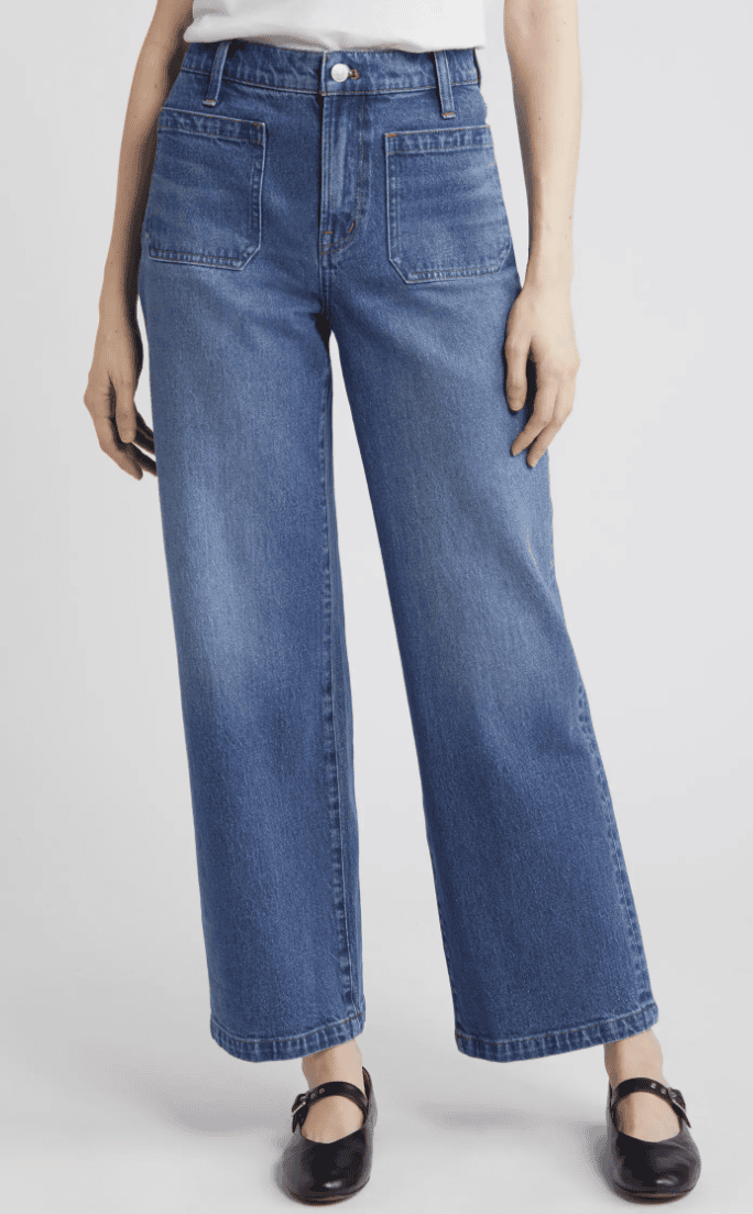 Madewell patch jeans