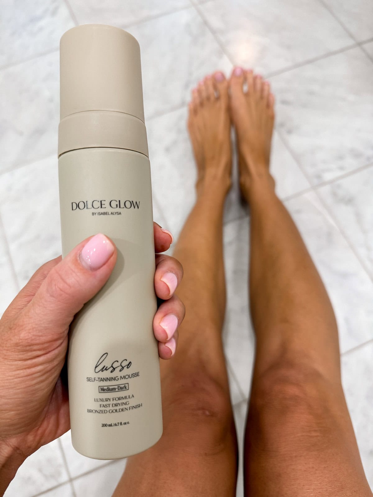 dolce glow self tanner