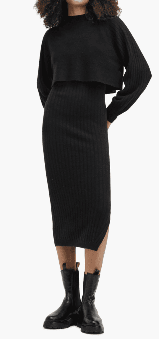 2 pc sweater dress