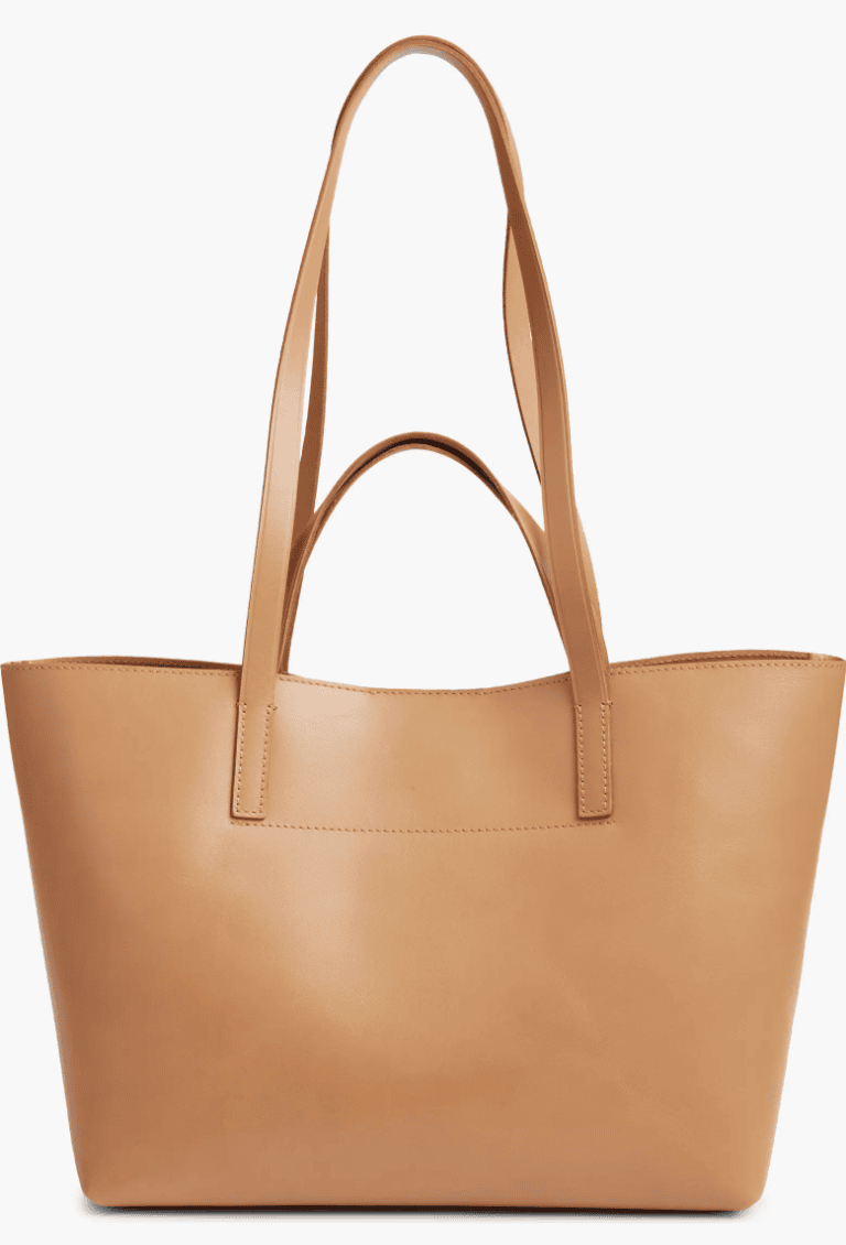 Madewell camel tote