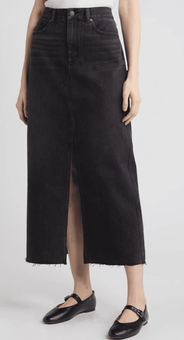 Madewell denim skirt