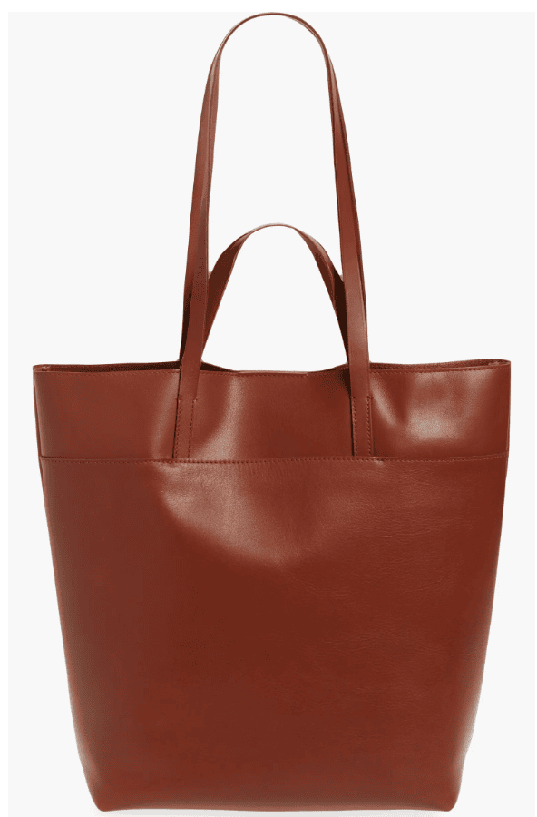 leather tote