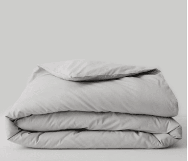 organic cool air percale duvet cover