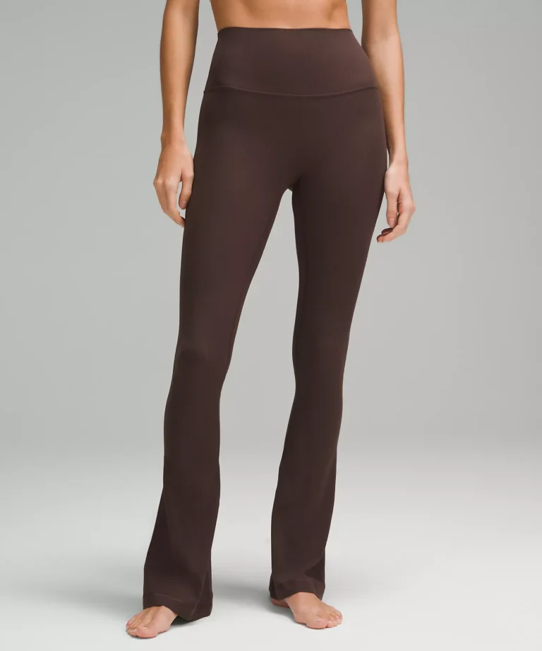 align ribbed mini flare pant