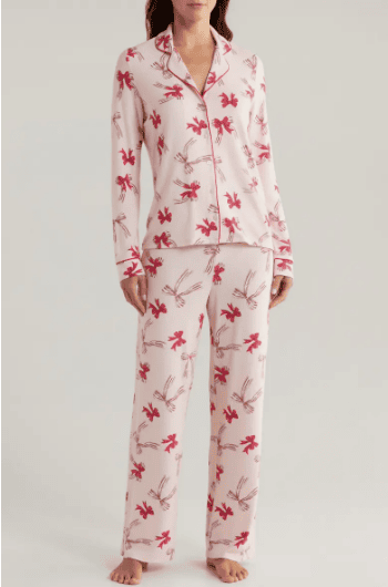 Bow print pajamas