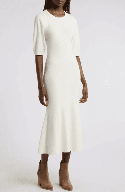 Pima Cotton Blend Sweater Dress $53.70 (40% off)