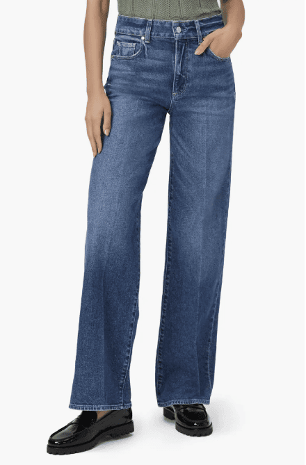 PAIGE High Waist Wide Leg Jeans: $155.40 (reg $259) 40% OFF!