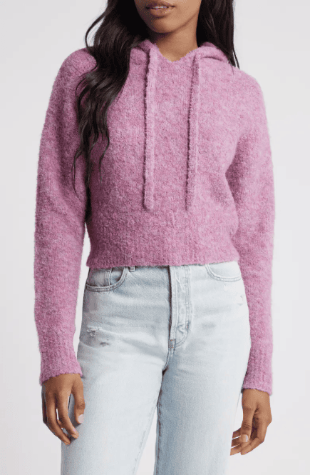 Hooded Crop Sweater $24.99 – $35.40 (Up to 57% off)