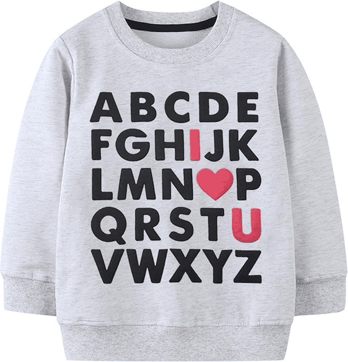 I Love You Sweatshirt: $14.99 - $19.59