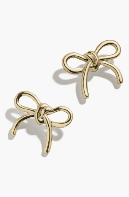 Bauble Bar Bow Earrings: $35