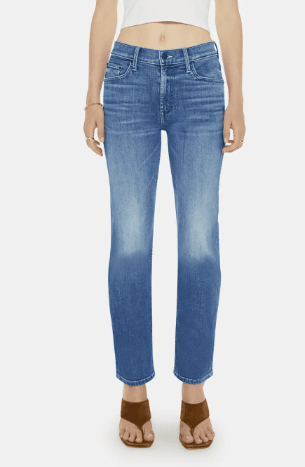 MOTHER Mid Rise Straight Leg Jeans: $172.86 (reg $258) 33% OFF!