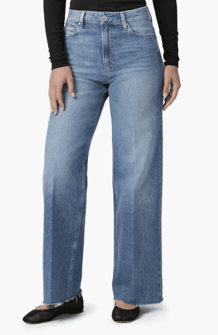 PAIGE High Waist Raw Hem Jeans: $194.25 (reg $259) 25% OFF!