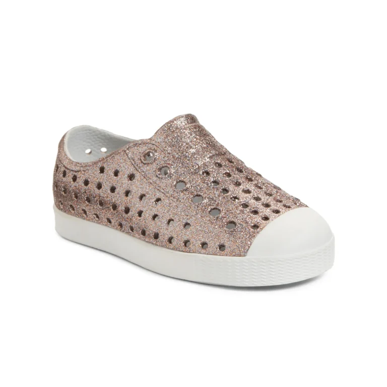 Native Jefferson Bling Glitter Slip-On Sneaker