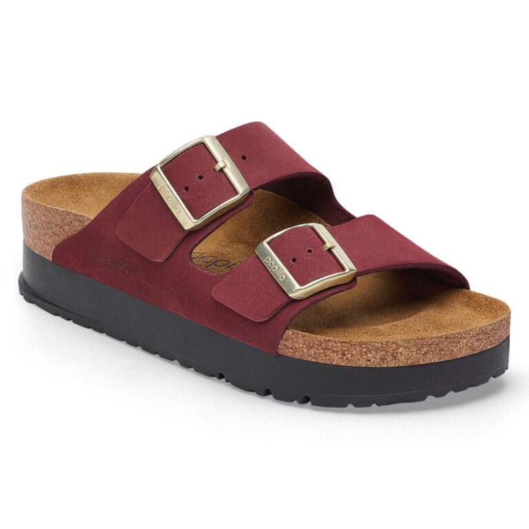 Papillio by Birkenstock Arizona Platform Nubuck Sandal