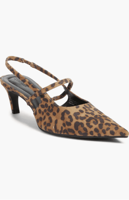 Leopard Slingback pump: $48.96 (reg $69.95) 30% OFF!