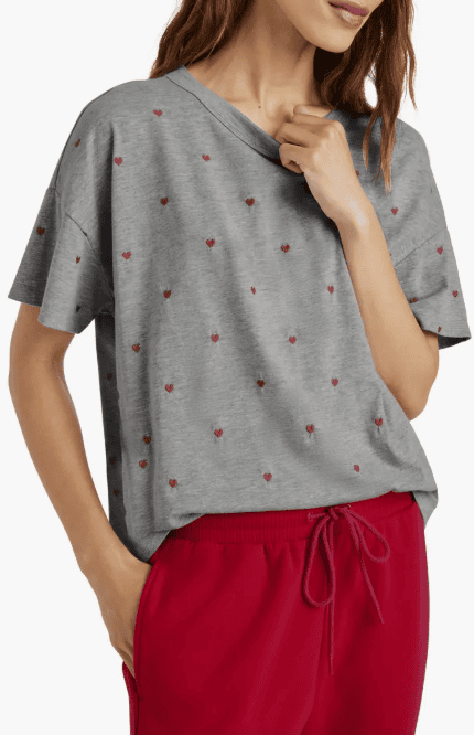 Embroidered Heart T-shirt: $54.59 (reg $78) 30% OFF!