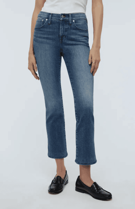 Madewell kick out crop jeans: $96.60 (reg $138) 30% OFF!