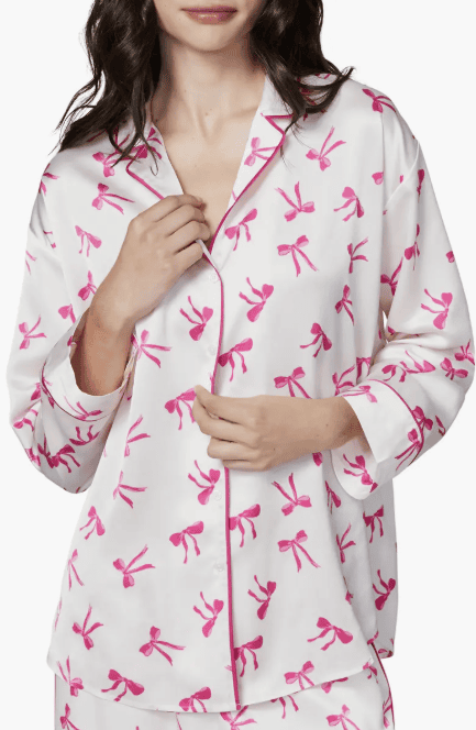 Bow Pajama Shirt: $33.71 (reg $44.95) 25% OFF!