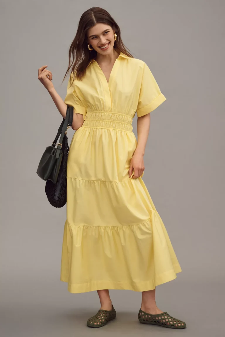 The Somerset Maxi Dress- Shirt Dress Edition