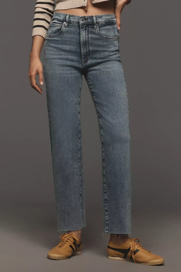 FRAME Le Sleek High-Rise Straight-Leg Jeans